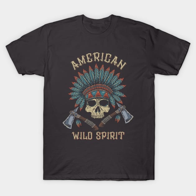 American Heritage Indian wild spirit T-Shirt by SpaceWiz95